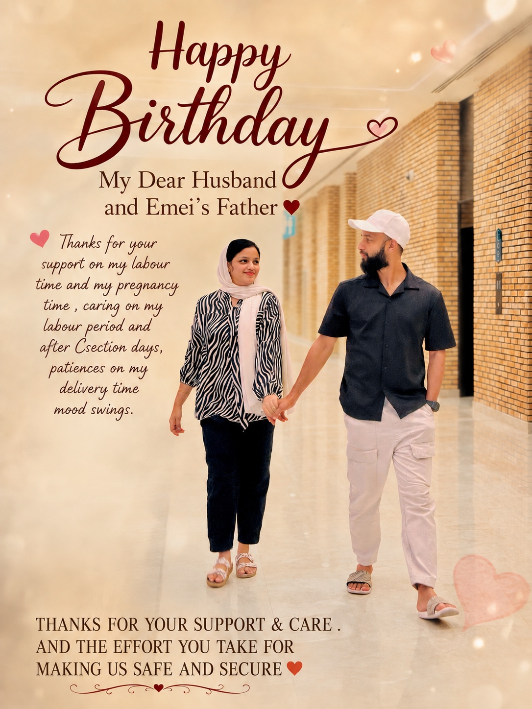 Birthday gratitude poster